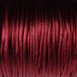 100% Nylon Satin Cord - 2mm Satin Cord for Kumihimo and More
