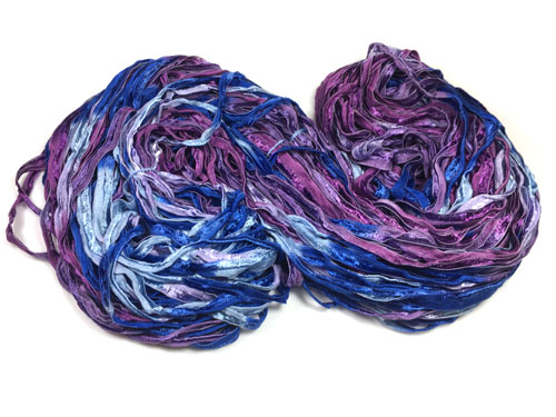 Hand Dyed Silk Ribbon for Kumihimo