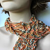 Silk Ribbon Knit Scarf Free Tutorial