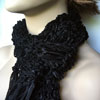 Silk Ribbon Knit Scarf Free Tutorial