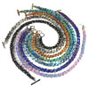 Hand Dyed Silk Ribbon Kumihimo with 4mm Magatamas, C-Lon Bead Cord and Metallic Accents DIY Kit and Tutorial