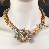Silk Ribbon Kumihimo
Necklace