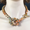 Silk Ribbon Kumihimo Necklace Kit with 4mm Magatamas