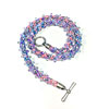 Silk Ribbon Kumihimo Necklace Kit with 4mm Magatamas