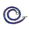 Silk Ribbon Kumihimo Necklace Kit with 4mm Magatamas