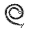 Silk Ribbon Kumihimo Necklace Kit with 4mm Magatamas