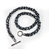 Silk Ribbon Kumihimo Necklace Kit with 4mm Magatamas