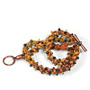 Silk Ribbon Kumihimo Necklace Kit with 4mm Magatamas