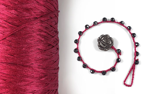 Silk Tape for Jewelry Making, Crochet, and Multi Strand Bracelets and Necklaces