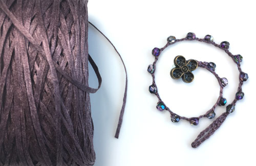 Silk Tape for Jewelry Making, Crochet, and Multi Strand Bracelets and Necklaces
