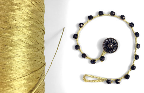 Silk Tape for Jewelry Making, Crochet, and Multi Strand Bracelets and Necklaces