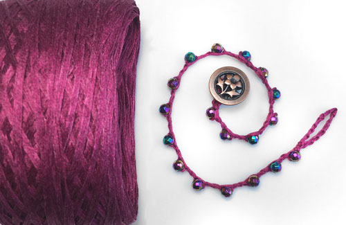 Silk Tape for Jewelry Making, Crochet, and Multi Strand Bracelets and Necklaces