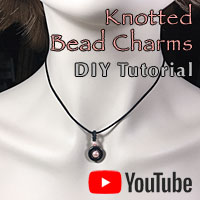 Knotted Bead Charm Tutorial