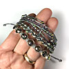 6mm Czech Fire Polished Beads for Bracelets with C-Lon Tex 400 Cord
