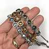 6mm Czech Fire Polished Beads for Bracelets with C-Lon Tex 400 Cord