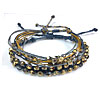 4mm Czech Fire Polished Beads for Bracelets with C-Lon Tex 400 Cord