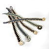 Turkish Flat Bead Crochet Bracelet Kit with Miyuki Baroque Pearl Beads