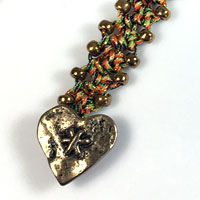 Turkish Flat Bead Crochet Bracelet
