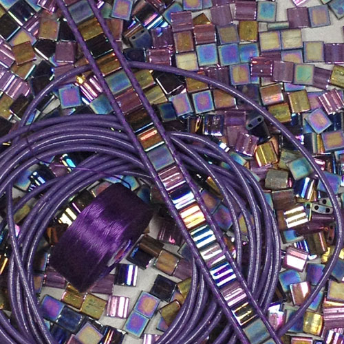 Leather Wrap Bracelet Kit and Tutorial with Tila Beads