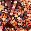 Wrap Leather Bracelets with Tila Beads