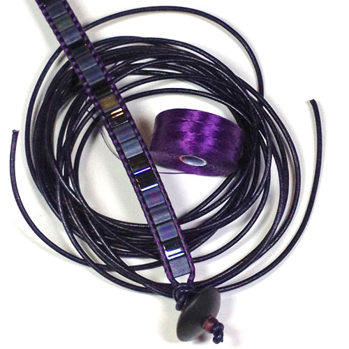 Leather Wrap Bracelet Kit and Tutorial with Tila Beads