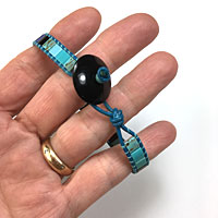 Leather Wrap Bracelet Kit and Tutorial with Tila Beads