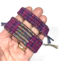 Ultra Silk and Nylon Knit Ribbon Yarn for Jewelry Making and Woven Bracelets
