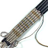Ultra Bamboo, Silk and Nylon Knit Ribbon Yarn for Jewelry Making and Woven Bracelets