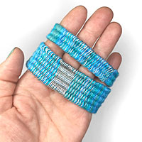 Woven Bracelet Tutorial - Straw Weaving Method